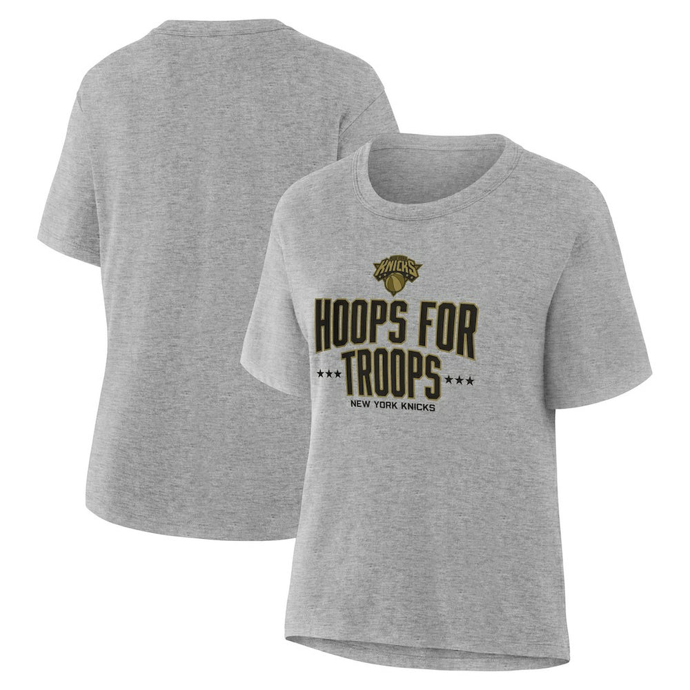 NBA New York Knicks Women's Hoops For Troops T-Shirt
