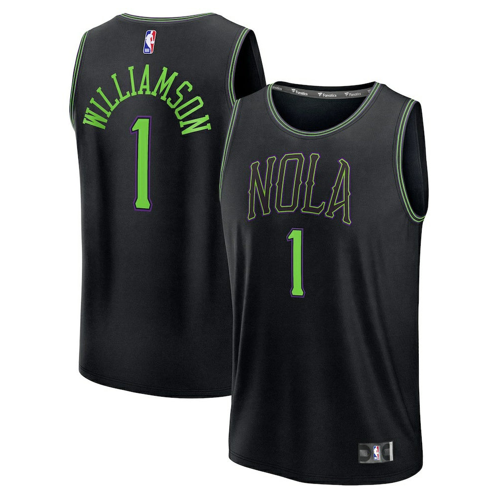 NBA Zion Williamson New Orleans Pelicans 2025/26 City Edition Fast Break Jersey