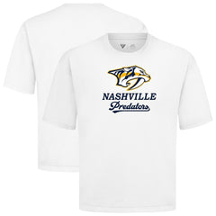 NHL White Nashville Predators Levelwear Team Surge Luxe Signature Knit T-Shirt