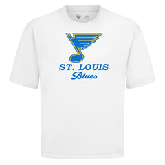 NHL White St. Louis Blues Levelwear Team Surge Luxe Signature Knit T-Shirt