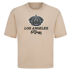 NHL Khaki Los Angeles Kings Levelwear Team Surge Luxe Signature Knit T-Shirt