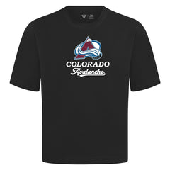 NHL Black Colorado Avalanche Levelwear Team Surge Luxe Signature Knit T-Shirt