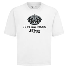NHL White Los Angeles Kings Levelwear Team Surge Luxe Signature Knit T-Shirt