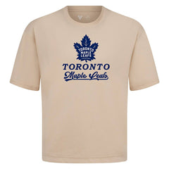 NHL Khaki Toronto Maple Leafs Levelwear Team Surge Luxe Signature Knit T-Shirt