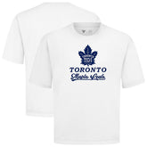 NHL White Toronto Maple Leafs Levelwear Team Surge Luxe Signature Knit T-Shirt
