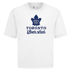 NHL White Toronto Maple Leafs Levelwear Team Surge Luxe Signature Knit T-Shirt
