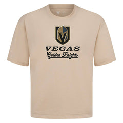 NHL Khaki Vegas Golden Knights Levelwear Team Surge Luxe Signature Knit T-Shirt