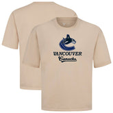 NHL Khaki Vancouver Canucks Levelwear Team Surge Luxe Signature Knit T-Shirt