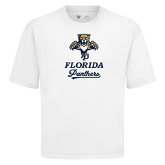 NHL White Florida Panthers Levelwear Team Surge Luxe Signature Knit T-Shirt