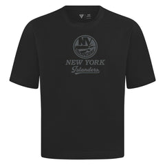 NHL Black New York Islanders Levelwear Shadow Surge Luxe Signature Knit T-Shirt