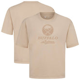 NHL Khaki Buffalo Sabres Levelwear Shadow Surge Luxe Signature Knit T-Shirt