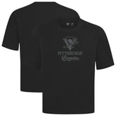 NHL Black Pittsburgh Penguins Levelwear Shadow Surge Luxe Signature Knit T-Shirt