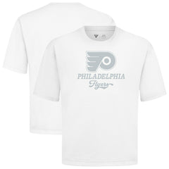 NHL White Philadelphia Flyers Levelwear Shadow Surge Luxe Signature Knit T-Shirt