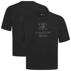 NHL Black Anaheim Ducks Levelwear Shadow Surge Luxe Signature Knit T-Shirt