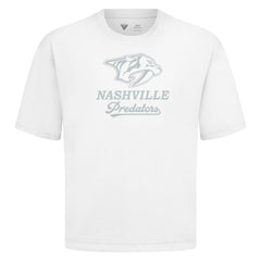 NHL White Nashville Predators Levelwear Shadow Surge Luxe Signature Knit T-Shirt