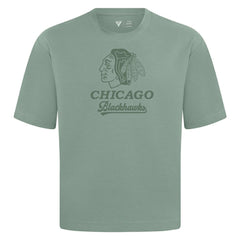 NHL Green Chicago Blackhawks Levelwear Shadow Surge Luxe Signature Knit T-Shirt