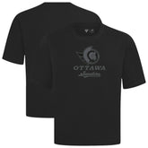 NHL Black Ottawa Senators Levelwear Shadow Surge Luxe Signature Knit T-Shirt