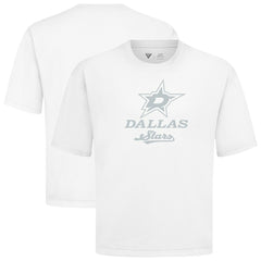NHL White Dallas Stars Levelwear Shadow Surge Luxe Signature Knit T-Shirt