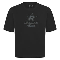 NHL Black Dallas Stars Levelwear Shadow Surge Luxe Signature Knit T-Shirt