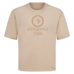 NHL Khaki Winnipeg Jets Levelwear Shadow Surge Luxe Signature Knit T-Shirt