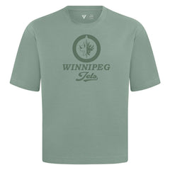 NHL Green Winnipeg Jets Levelwear Shadow Surge Luxe Signature Knit T-Shirt