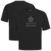 NHL Black Toronto Maple Leafs Levelwear Shadow Surge Luxe Signature Knit T-Shirt