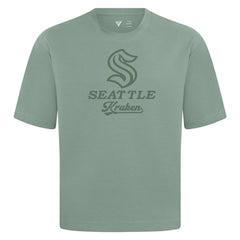 NHL Green Seattle Kraken Levelwear Shadow Surge Luxe Signature Knit T-Shirt