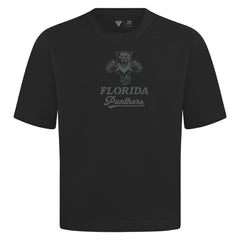 NHL Black Florida Panthers Levelwear Shadow Surge Luxe Signature Knit T-Shirt