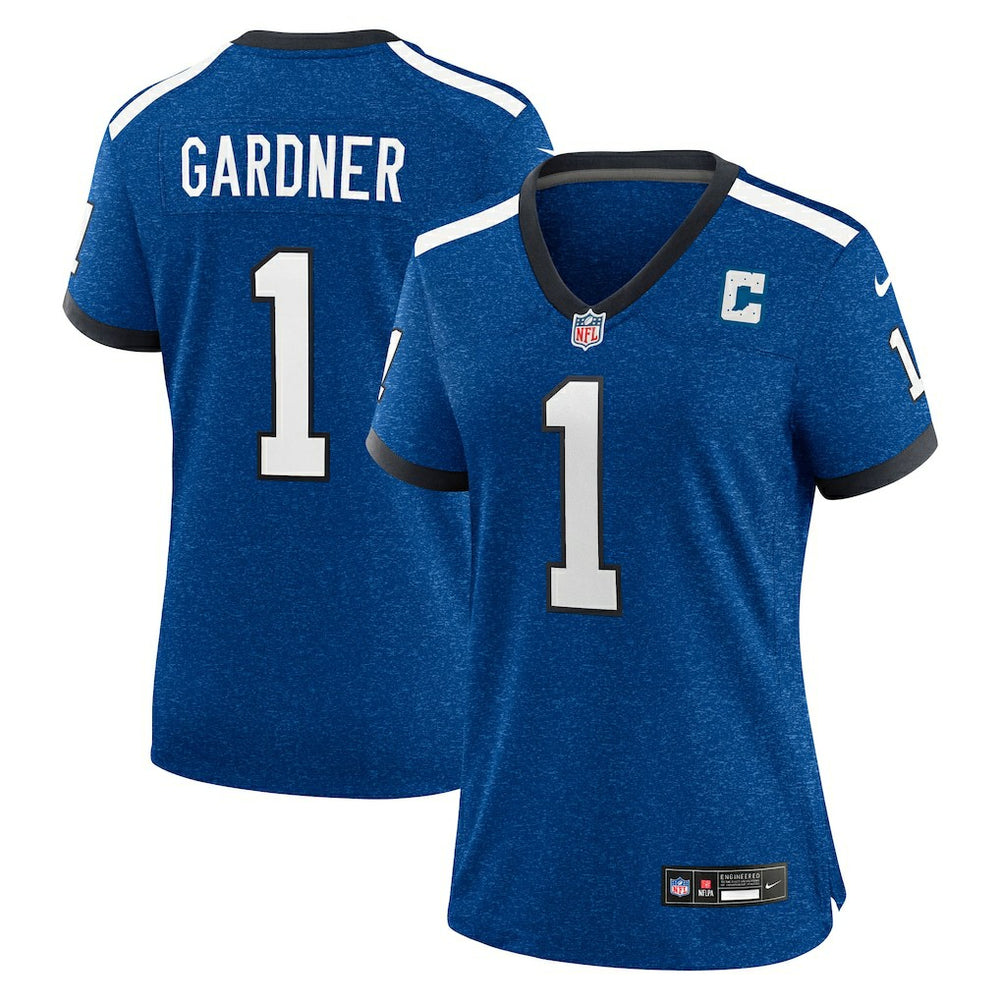 Ahmad Sauce Gardner Women's Alternate 2 Indiana Nights Game Jersey - Indianapolis Colts