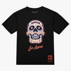 MLB Houston Astros Mitchell & Ness Women's Sugar Skull Boxy T-Shirt