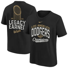 MLB Los Angeles Dodgers Nike Youth 2026 Gold Collection Legacy Earned T-Shirt