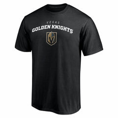 NHL Black Vegas Golden Knights Team Lockup T-Shirt