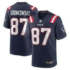 Rob Gronkowski Team Retired Player Game Jersey - New England Patriots