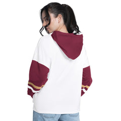 NBA Cleveland Cavaliers G-III 4Her by Carl Banks Women's Key Player Oversized Hooded Long Sleeve T-Shirt sale