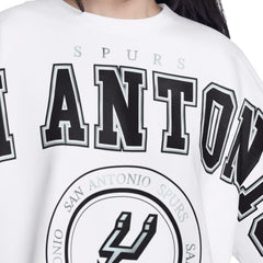 NBA San Antonio Spurs G-III 4Her by Carl Banks Women's Bleachers Cropped French Terry Sweatshirt
