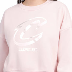 NBA Cleveland Cavaliers Starter Women's Pastel Boxy Sweatshirt sale