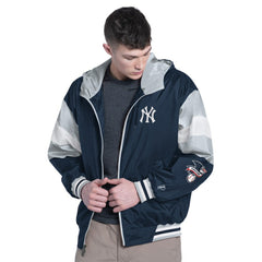 MLB New York Yankees Pro Player Legacy Lightweight Full-Zip Hooded Jacket