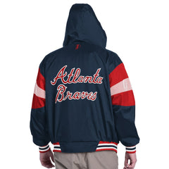 MLB Atlanta Braves Pro Player Legacy Lightweight Full-Zip Hooded Jacket