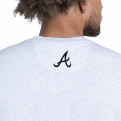 MLB Atlanta Braves Starter Face of Ice Blue French Terry Sweatshirt