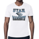 NHL White Utah Mammoth Starter Comic Style Team Graphic T-Shirt