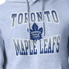 NHL Gray Toronto Maple Leafs Starter Comic Style Team Graphic Hoodie