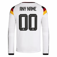 Germany National Team FIFA x World Cup 2026 Home Replica Long Sleeve Custom Jersey - Adidas White