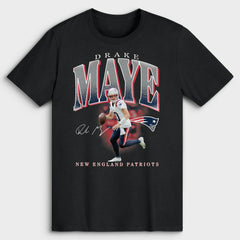 Drake Maye Player Hype T-Shirt - New England Patriots