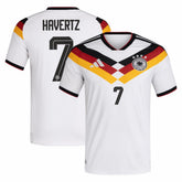 Kai Havertz Germany National Team 2026 Home Jersey - Adidas White