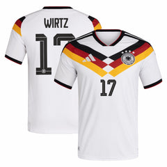 Florian Wirtz Germany National Team 2026 Home Jersey - Adidas White