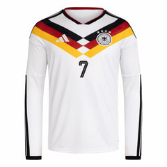 Kai Havertz Germany National Team 2026 Home Replica Long Sleeve Jersey - Adidas White