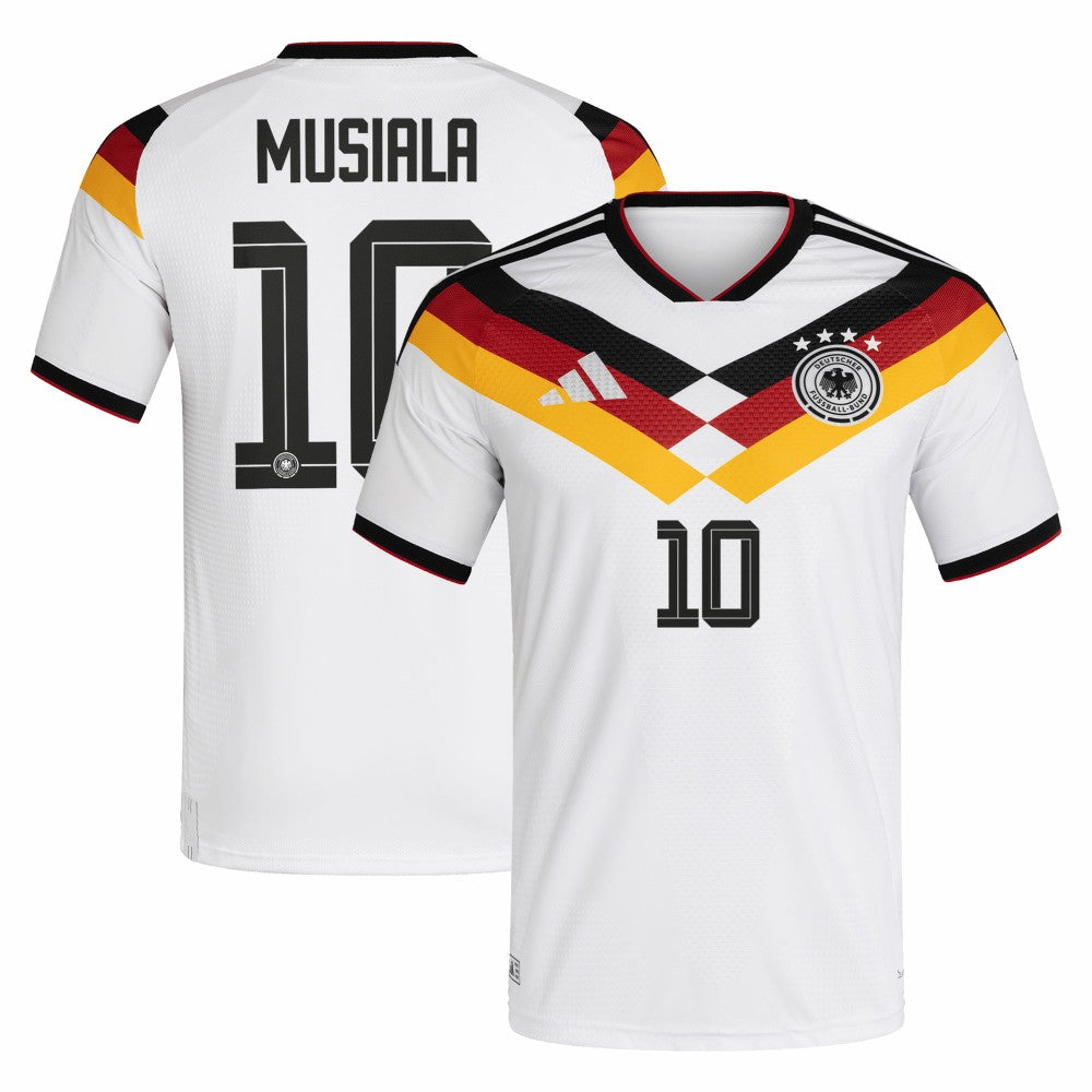 Jamal Musiala Germany National Team 2026 Home Jersey - Adidas White