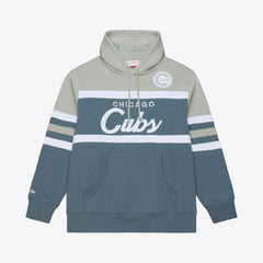 MLB Chicago Cubs Mitchell & Ness Cooperstown Collection Thunderstorm Head Coach Hoodie