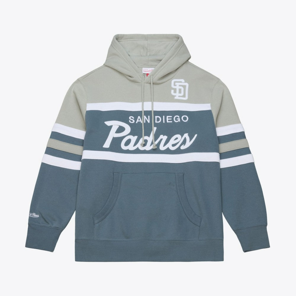 MLB San Diego Padres Mitchell & Ness Cooperstown Collection Thunderstorm Head Coach Hoodie