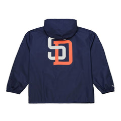 MLB San Diego Padres Mitchell & Ness Full-Snap Hooded Coaches Jacket